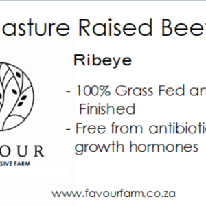 Grass Fed Beef Ribeye Steak (220/kg)